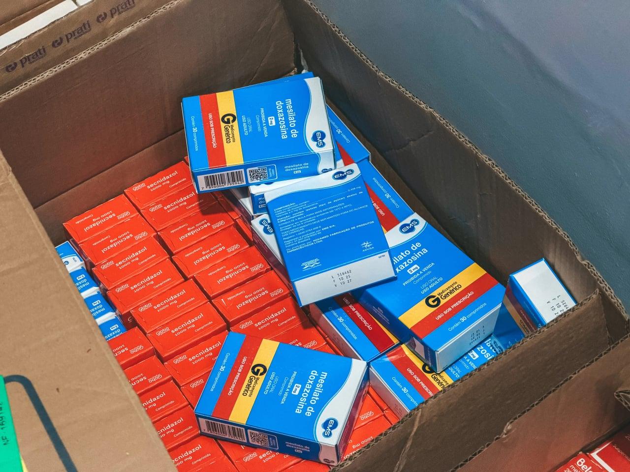 Medicamentos para diversos tratamentos são entregues à rede municipal de saúde
