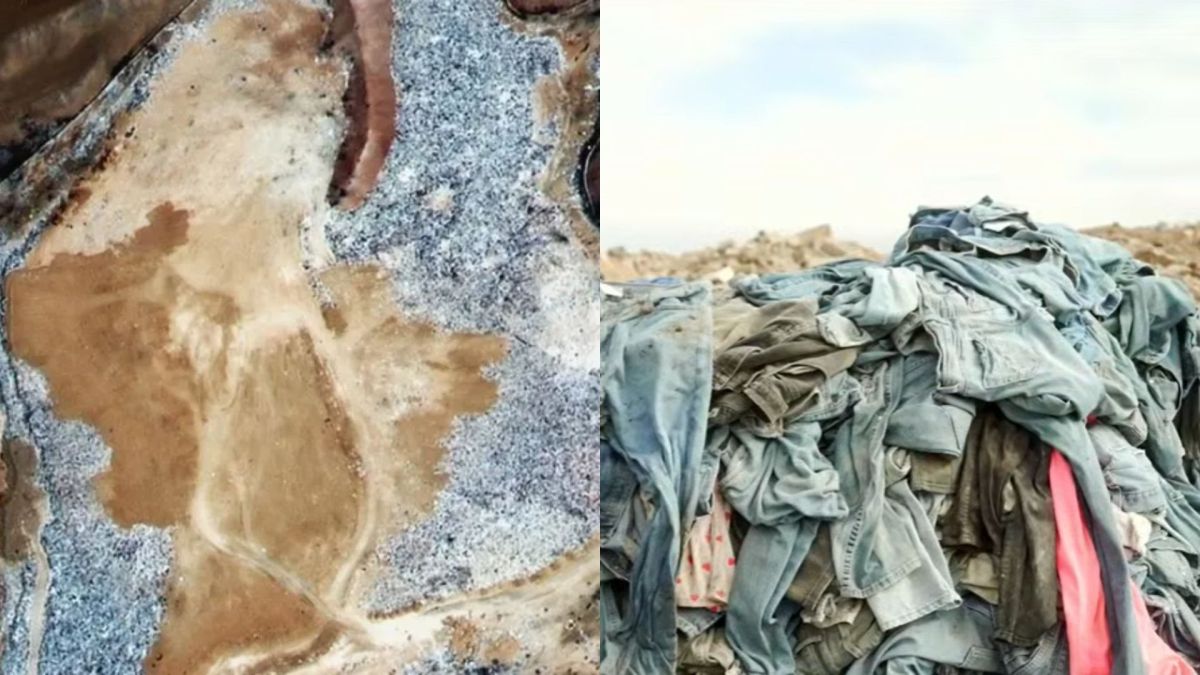 Montanha de 60 mil toneladas de roupas, visível do espaço, foi descoberta no coração do deserto do Atacama