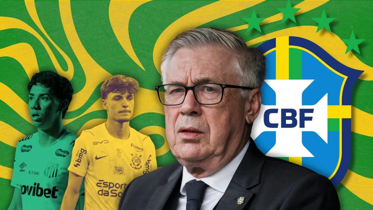 O perfil dos meio-campistas convocados corresponde às expectativas de Ancelotti para a Seleção?