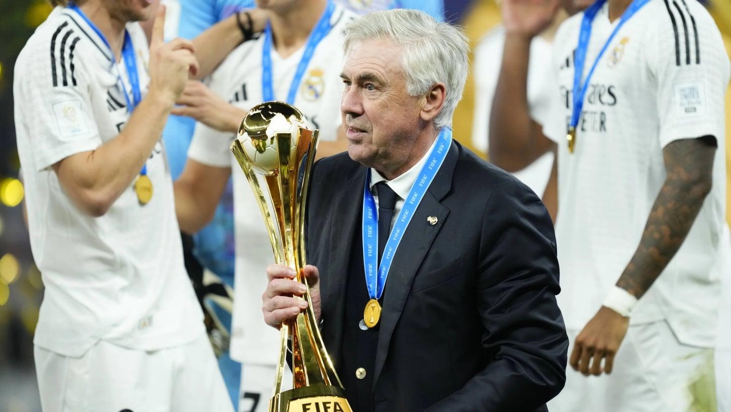 Os 5 principais treinadores da história do Real Madrid e a posição de Ancelotti