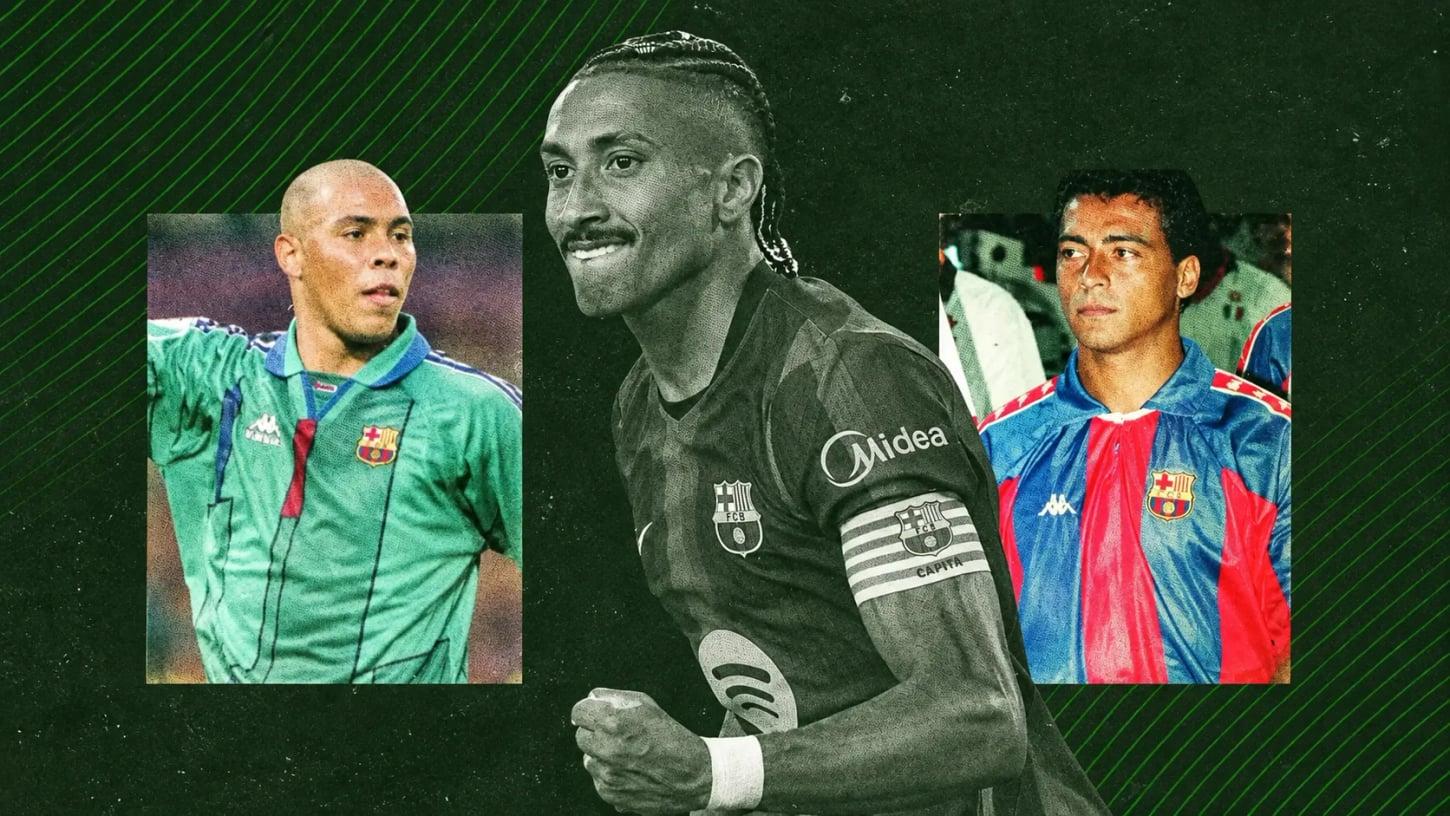 ‘Raphinha Nazário’? Início explosivo de temporada no Barcelona revive comparações com craques