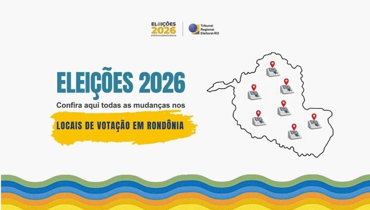 TRE-RO altera locais de votação em Porto Velho e outros municípios; confira