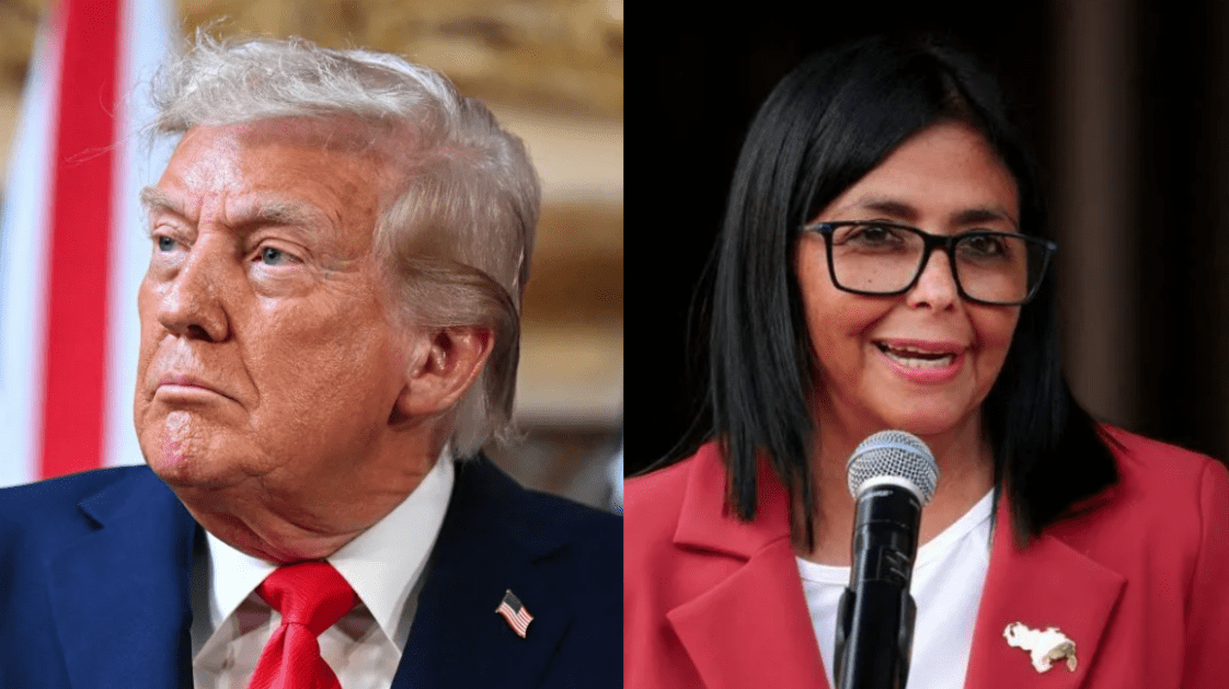 Trump se reúne com Delcy Rodríguez pela 1ª vez desde a captura de Maduro