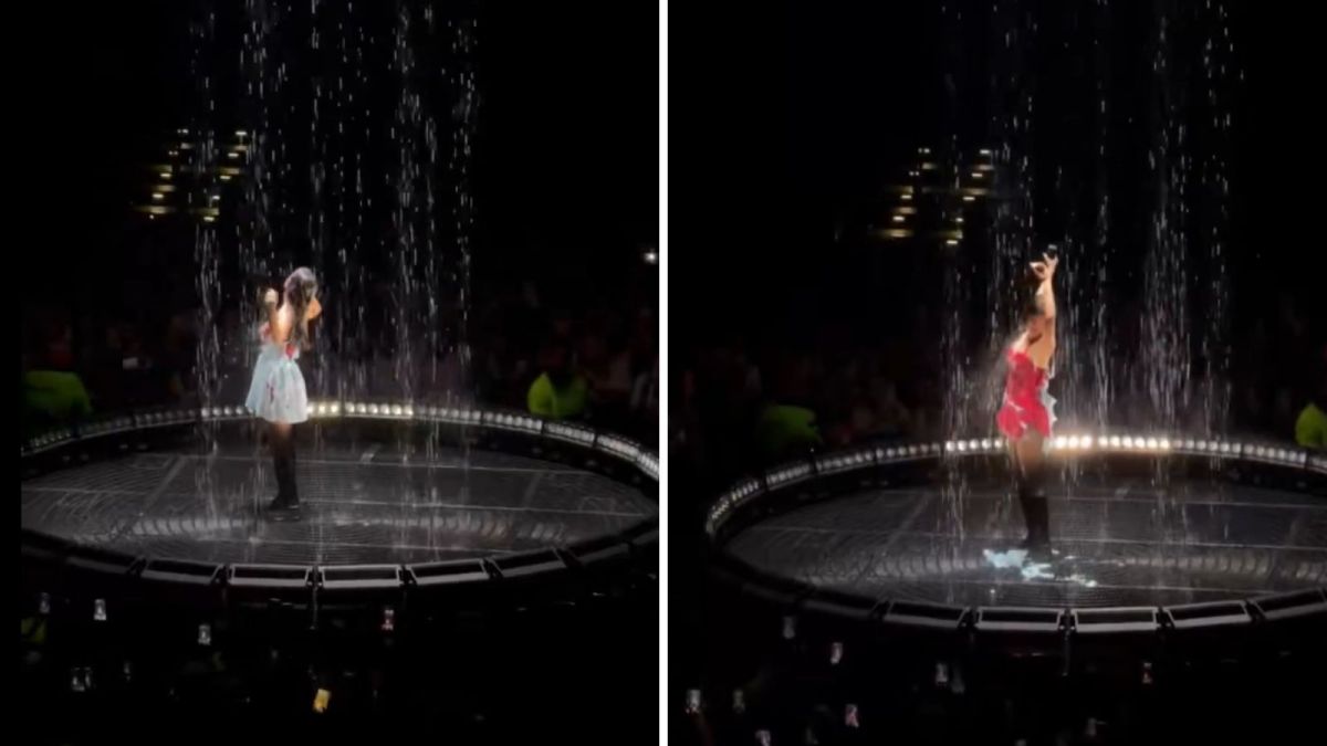 Vestido de Olivia Rodrigo “derrete” em estreia de turnê e vídeo viraliza