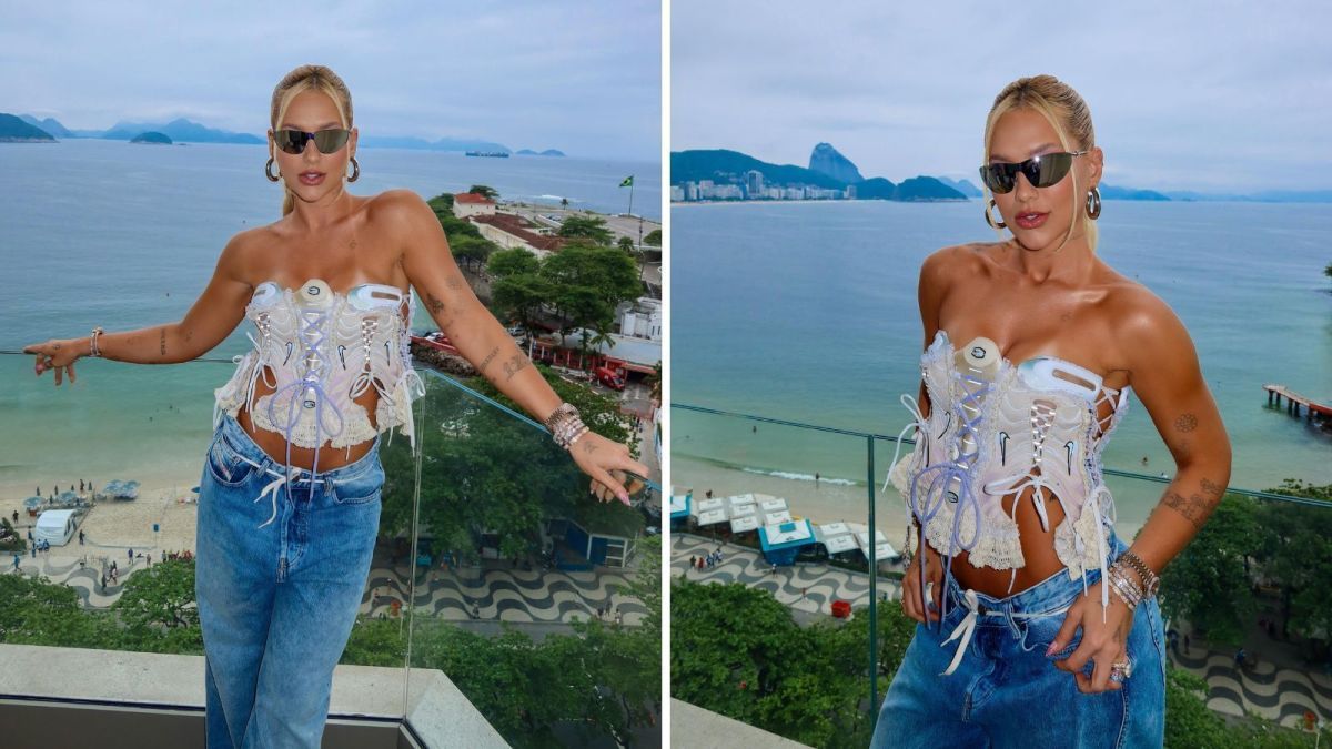 Virginia resgata tendência fashion e usa corset de tênis em jogo da NFL