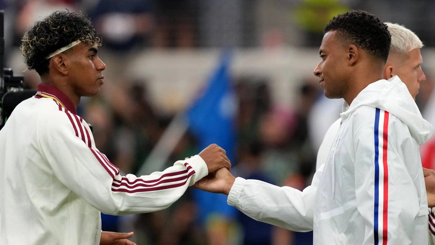 Courtois analisa a disputa entre Yamal e Mbappé pela Bola de Ouro