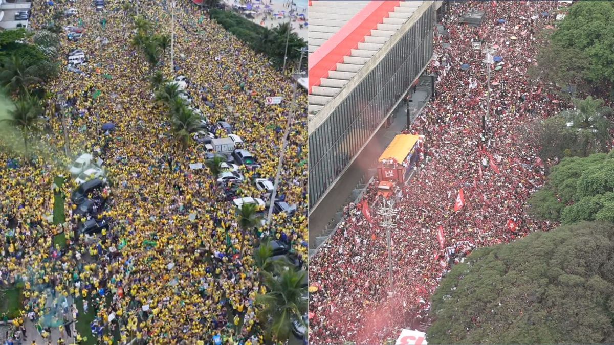 Flávio e Lula reúnem multidões e demonstram força na reta final do 2º turno