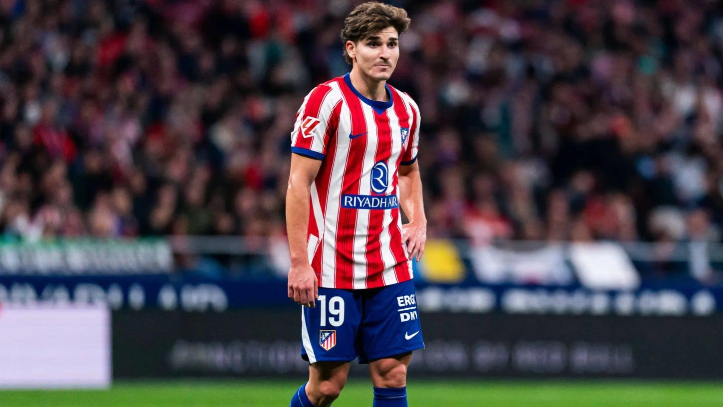 Julián Álvarez pede desculpas à torcida do Atlético de Madrid após vitória sobre o Deportivo La Coruña