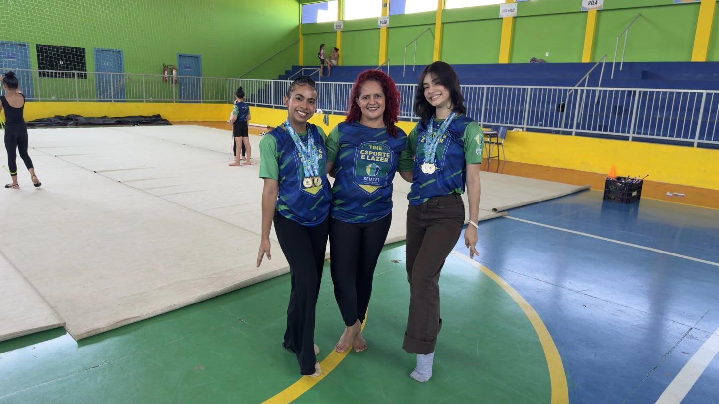 Representação de Porto Velho em competição nacional de ginástica rítmica