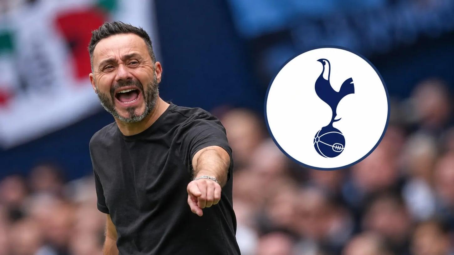 Tottenham e o futuro de De Zerbi: R$ 2,1 bilhões e nenhuma vitória