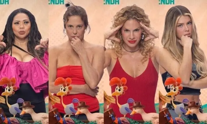 “A Fazenda 18”: Darlin, Giovanna, Maíra e Ana Bruna formam 6ª Roça
