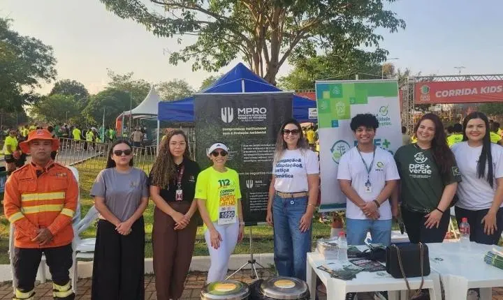 Ação de educação ambiental do MPRO marca corrida em Porto Velho