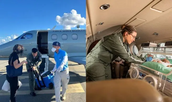 ‘Ambulância aérea’ faz 50 transportes mensais e atende 6,8 milhões de vidas