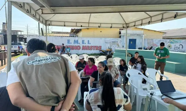 Atendimento do Projeto CadÚnico no Jardim Santana chega à população