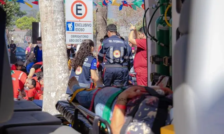 Aumento de acidentes com motos eleva a necessidade de atendimentos pelo SAMU