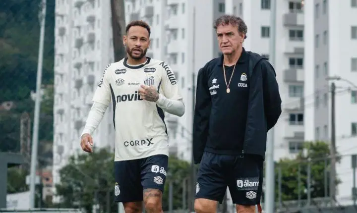 Cuca indica retorno de Neymar em Santos x Flamengo, pelo Brasileirão