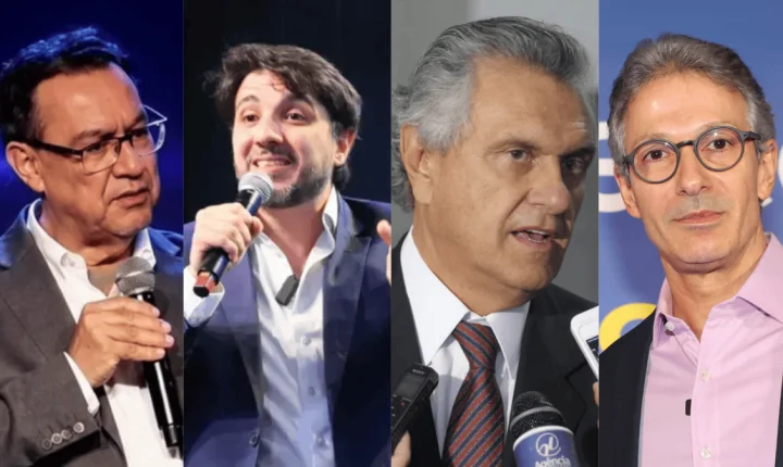 Eleições 2026: veja onde Cury, Renan, Caiado e Zema foram mais votados