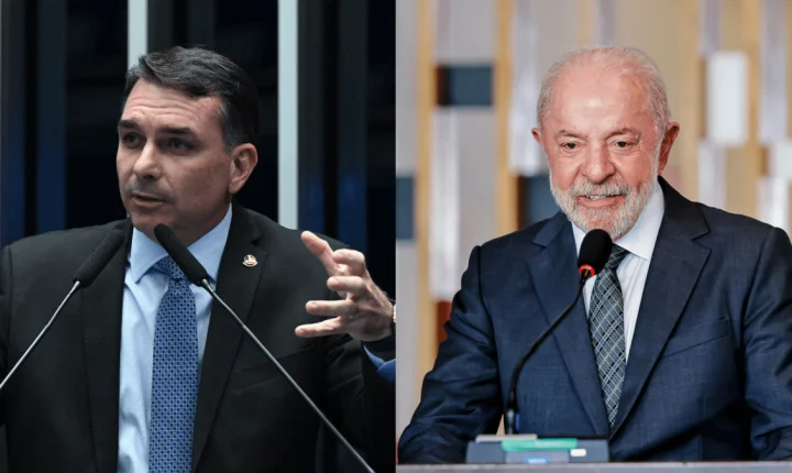 Futura: Flávio tem 49% das intenções de voto no 2º turno; Lula, 43,5%
