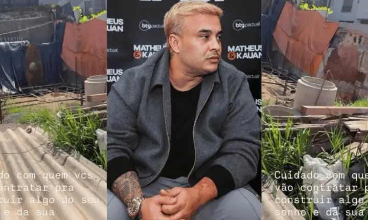 Kauan, dupla de Matheus, denuncia que levou golpe em obra de R$ 7,5 milhões