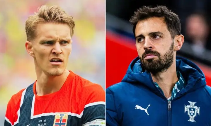 Odegaard critica Bernardo Silva e reativa rivalidade entre Arsenal e City