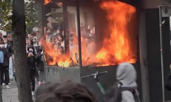 Protesto estudantil na Bélgica termina em confronto com a polícia