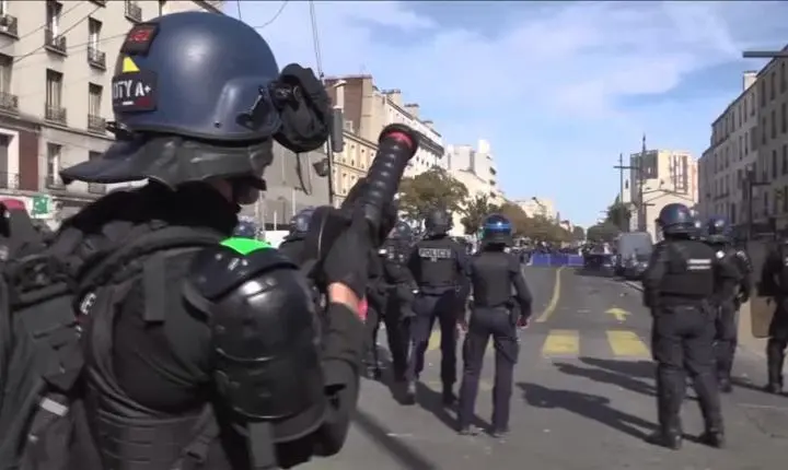 Protestos estudantis terminam em confrontos e prisões na Bélgica