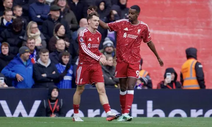 Quarteto decisivo do Liverpool: Wirtz, Barcola, Araújo e Isak brilharam contra o surpreendente Brighton