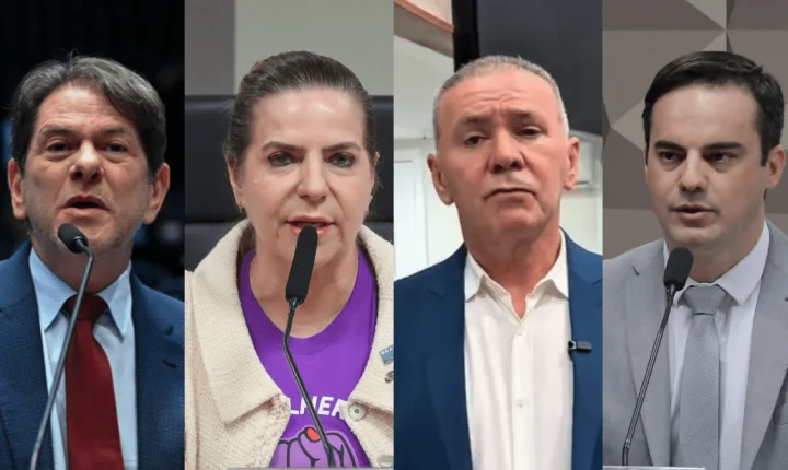 Real Time: Cid lidera Senado no CE; Luizianne, Alcides e Wagner empatam
