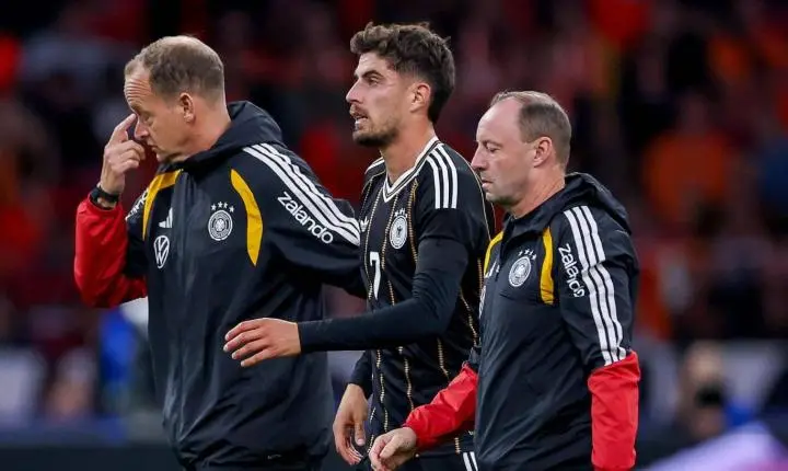 Substitutos de Havertz no Arsenal após lesão com a seleção da Alemanha