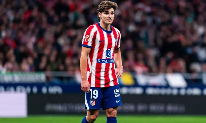 ‘Eu também ficaria bravo’: Julián Álvarez se desculpa com torcida do Atlético de Madrid